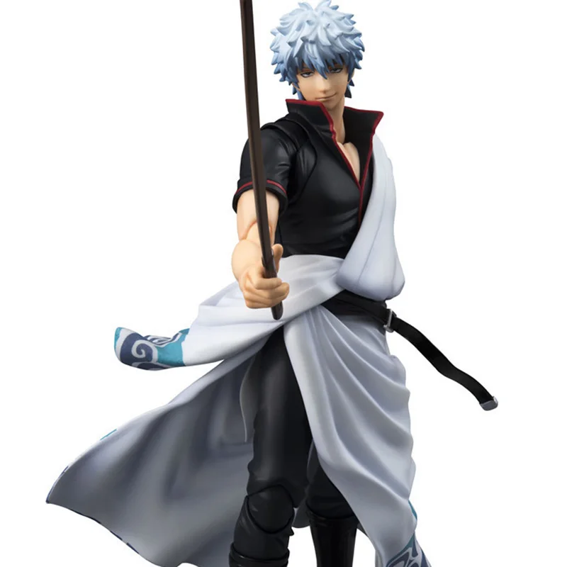 18cm Anime GINTAMA Sakata Gintoki Action Figure Patriotic Ver Standing Fighting Pose PVC Collections Model Dolls Toys for Gifts 
18cm Anime GINTAMA Sakata Gintoki Action Figure Patriotic Ver Standing Fighting Pose PVC Collections Model Dolls Toys for Gifts