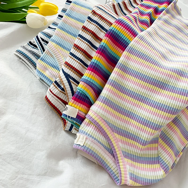 Xuan Ya Rainbow Striped Sweater 2021 New Spring Popular Inner Wear Korean Style Slim Fit Skinny Underwear Shirt
Xuan Ya Rainbow Striped Sweater 2021 New Spring Popular Inner Wear Korean Style Slim Fit Skinny Underwear Shirt