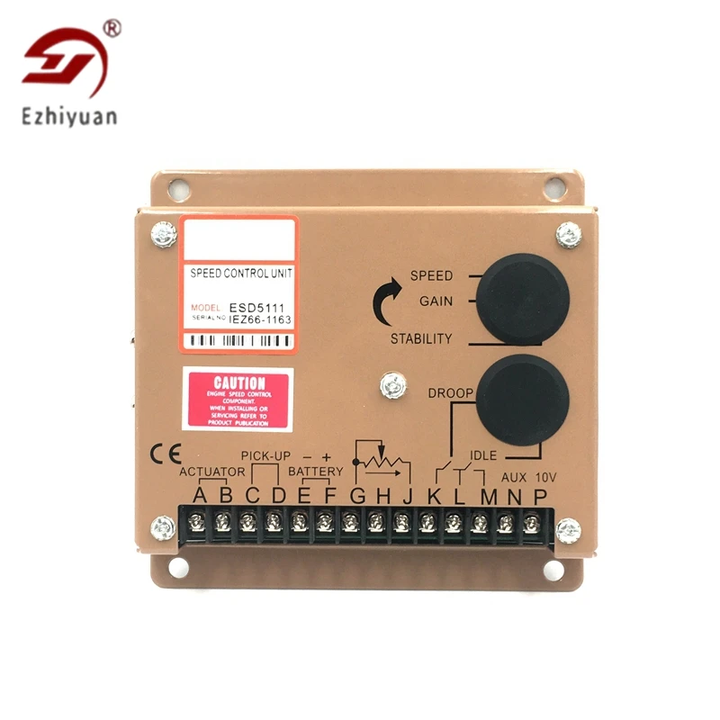 Ezhiyuan ESD5111 Engine Speed Regulator Diesel Genset Adjustment Controller 12v 24v Speed Govornor Generator Parts China
Ezhiyuan ESD5111 Engine Speed Regulator Diesel Genset Adjustment Controller 12v 24v Speed Govornor Generator Parts China