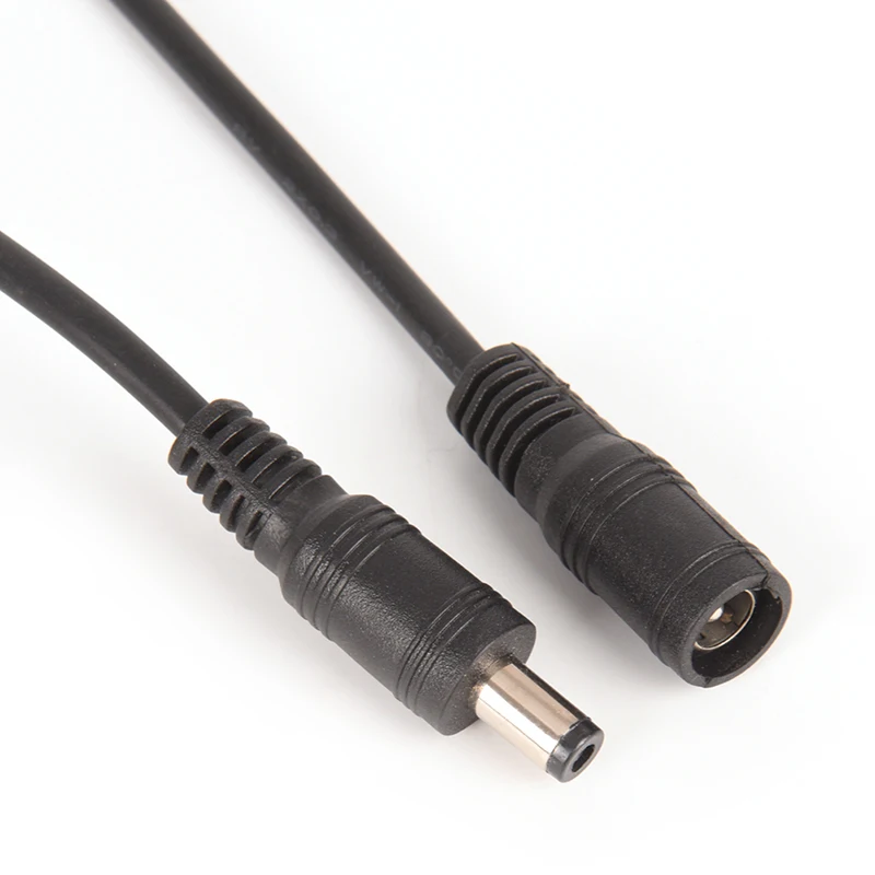 1PC Professional 1M 3ft DC 12V Power Extension Cable Adapter Female To Male For CCTV Camera Home Security 5.5mm X 2.1mm Black
1PC Professional 1M 3ft DC 12V Power Extension Cable Adapter Female To Male For CCTV Camera Home Security 5.5mm X 2.1mm Black