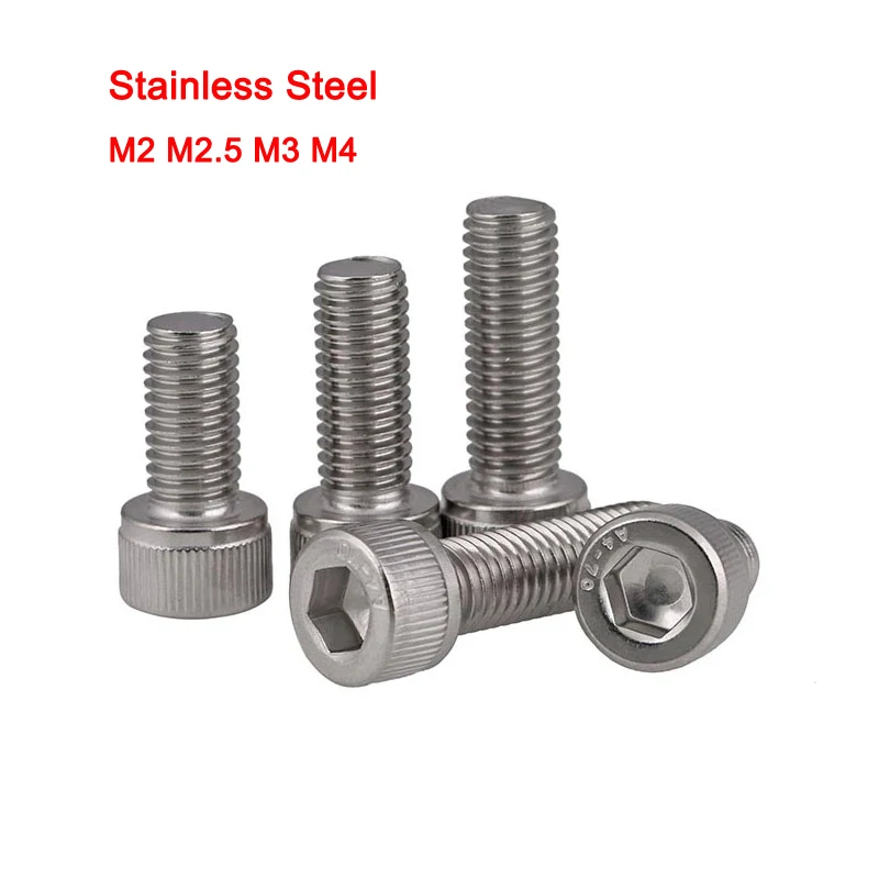 

DIN912 316 Stainless Steel Allen Socket Cap Cylindrical Head Screw Bolt Hexagon Socket Head Cap Screws M2 M2.5 M3 M4