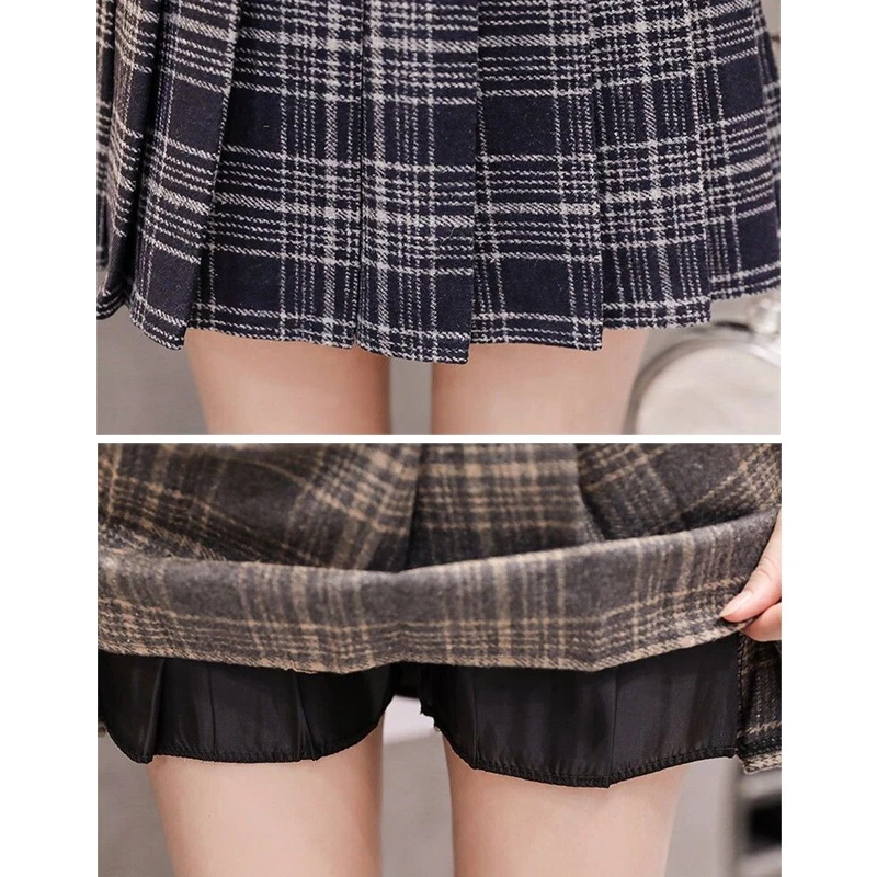 2019 Autumn Women New Korean Plaid Skirt Lattice High Waist Slim Fashion Woolen Thicker Preppy Mini Skirts W09
2019 Autumn Women New Korean Plaid Skirt Lattice High Waist Slim Fashion Woolen Thicker Preppy Mini Skirts W09