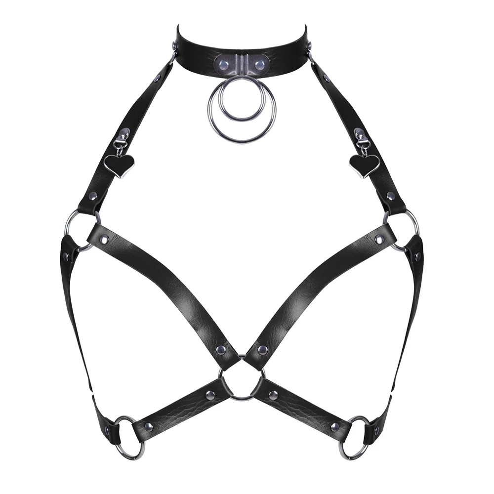 Handmade Leather Body Harness Women Punk Goth Adjustable Chest Lingerie Gothic Garter Belt Crop Top
Handmade Leather Body Harness Women Punk Goth Adjustable Chest Lingerie Gothic Garter Belt Crop Top