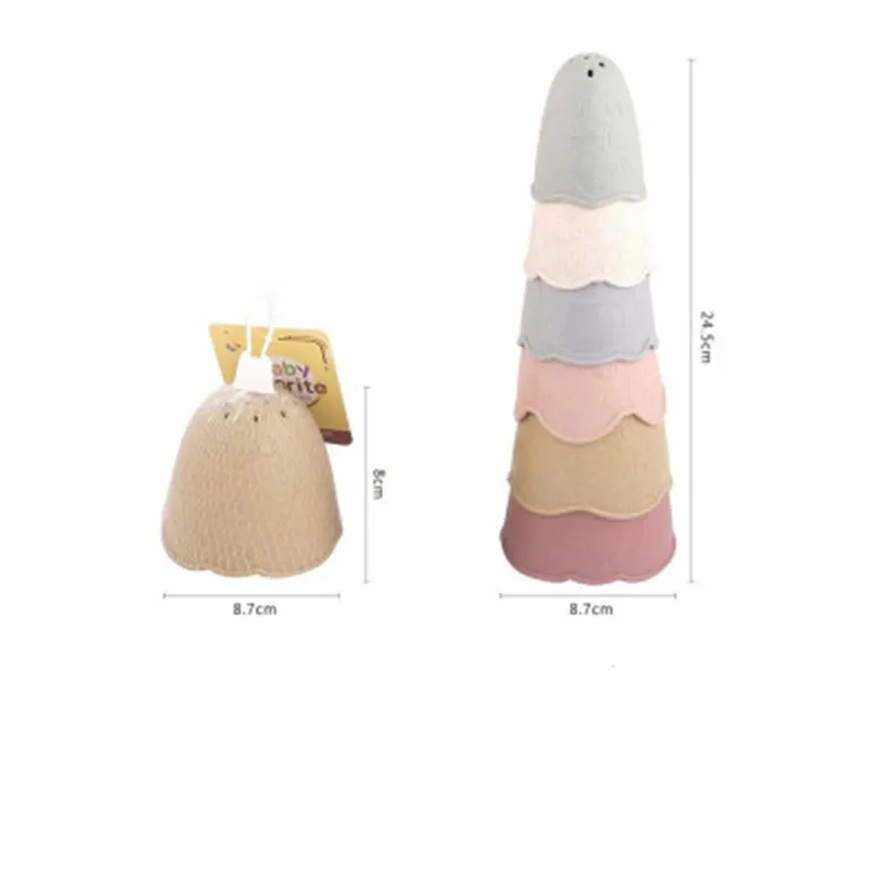 8PCS Baby Stacking Cup Funny Toys Color Rainbow Stacking Ring Tower Toys Early Educational Intelligence Toy 
8PCS Baby Stacking Cup Funny Toys Color Rainbow Stacking Ring Tower Toys Early Educational Intelligence Toy