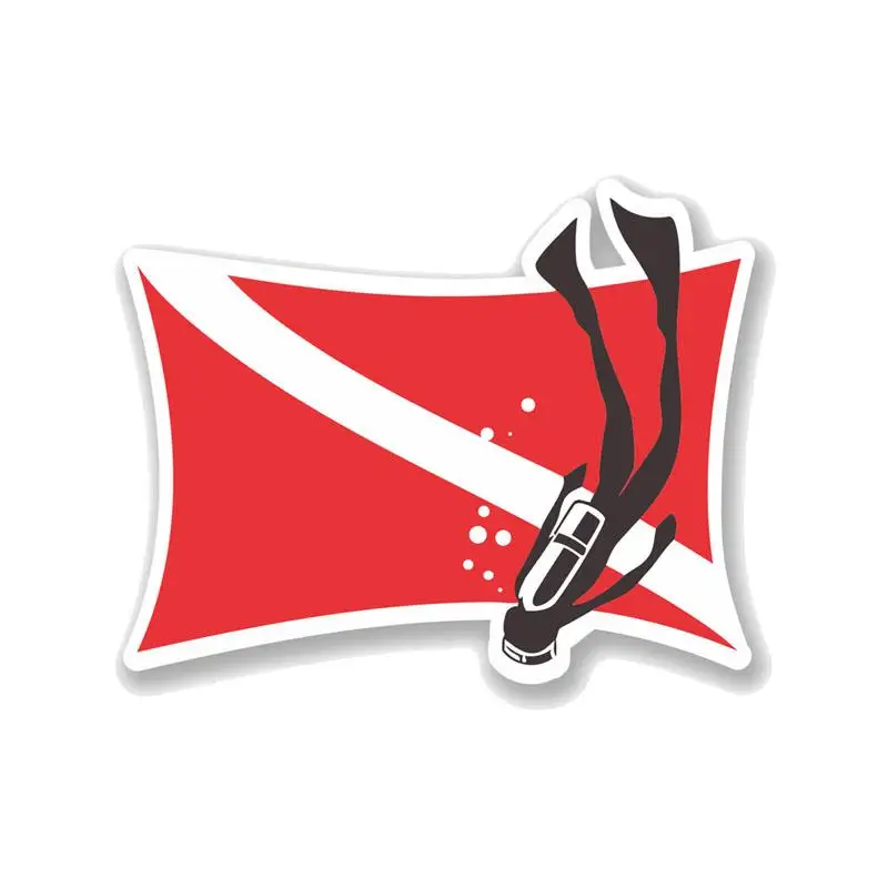 Small Town 13.9CM*10.7CM Scuba Diving Flag Decal PVC Motorcycle Car Sticker 11-00738
Small Town 13.9CM*10.7CM Scuba Diving Flag Decal PVC Motorcycle Car Sticker 11-00738