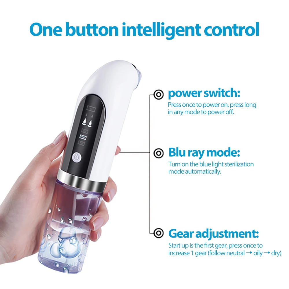 DIOZO Blackhead Remover Pore Vacuum Cleaner Upgraded Blackhead Vacuum Rechargeable Face Vacuum Comedone Skin Care Extractor Tool
DIOZO Blackhead Remover Pore Vacuum Cleaner Upgraded Blackhead Vacuum Rechargeable Face Vacuum Comedone Skin Care Extractor Tool