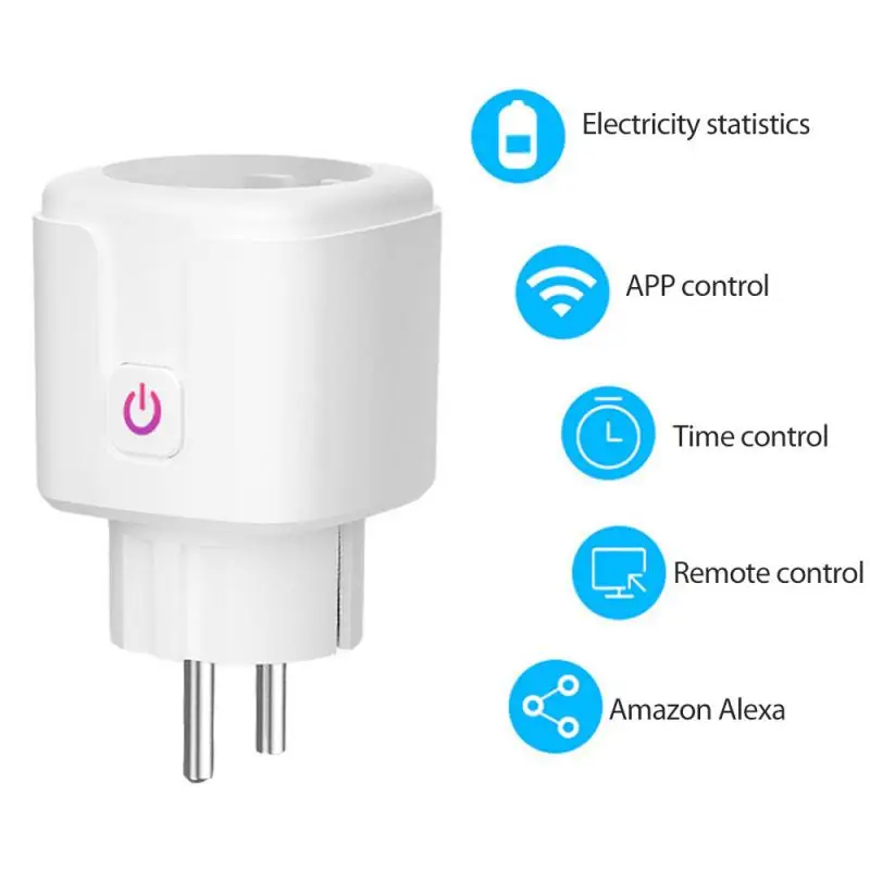 5pcs Smart Plug WiFi Socket EU 16A Power Monitor Timing Function Via SmartLife APP Voice Control Support Alexa Google Assistant
5pcs Smart Plug WiFi Socket EU 16A Power Monitor Timing Function Via SmartLife APP Voice Control Support Alexa Google Assistant