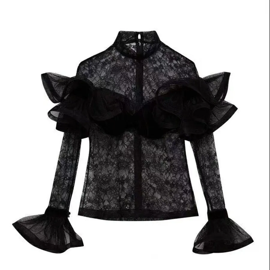 High Quality Sexy Women Long Sleeve Square Collor Chiffon Blouse Shirt #0031
High Quality Sexy Women Long Sleeve Square Collor Chiffon Blouse Shirt #0031