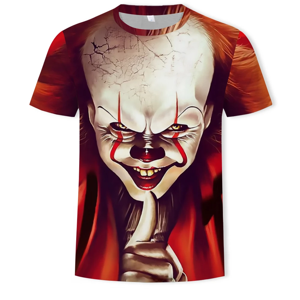 2020 new tshirt Sketch the clown 3D Printed T Shirt Men women Joker Face Casual Oneck Male tshirt Clown Short Sleeved joke tops
2020 new tshirt Sketch the clown 3D Printed T Shirt Men women Joker Face Casual Oneck Male tshirt Clown Short Sleeved joke tops