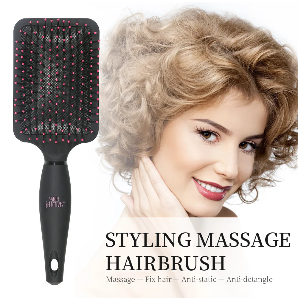 Modeling Massage Comb ABS Men and Women Anti-Static Massage Hairdressing Comb Hair Comb Edge Control Brush
Modeling Massage Comb ABS Men and Women Anti-Static Massage Hairdressing Comb Hair Comb Edge Control Brush