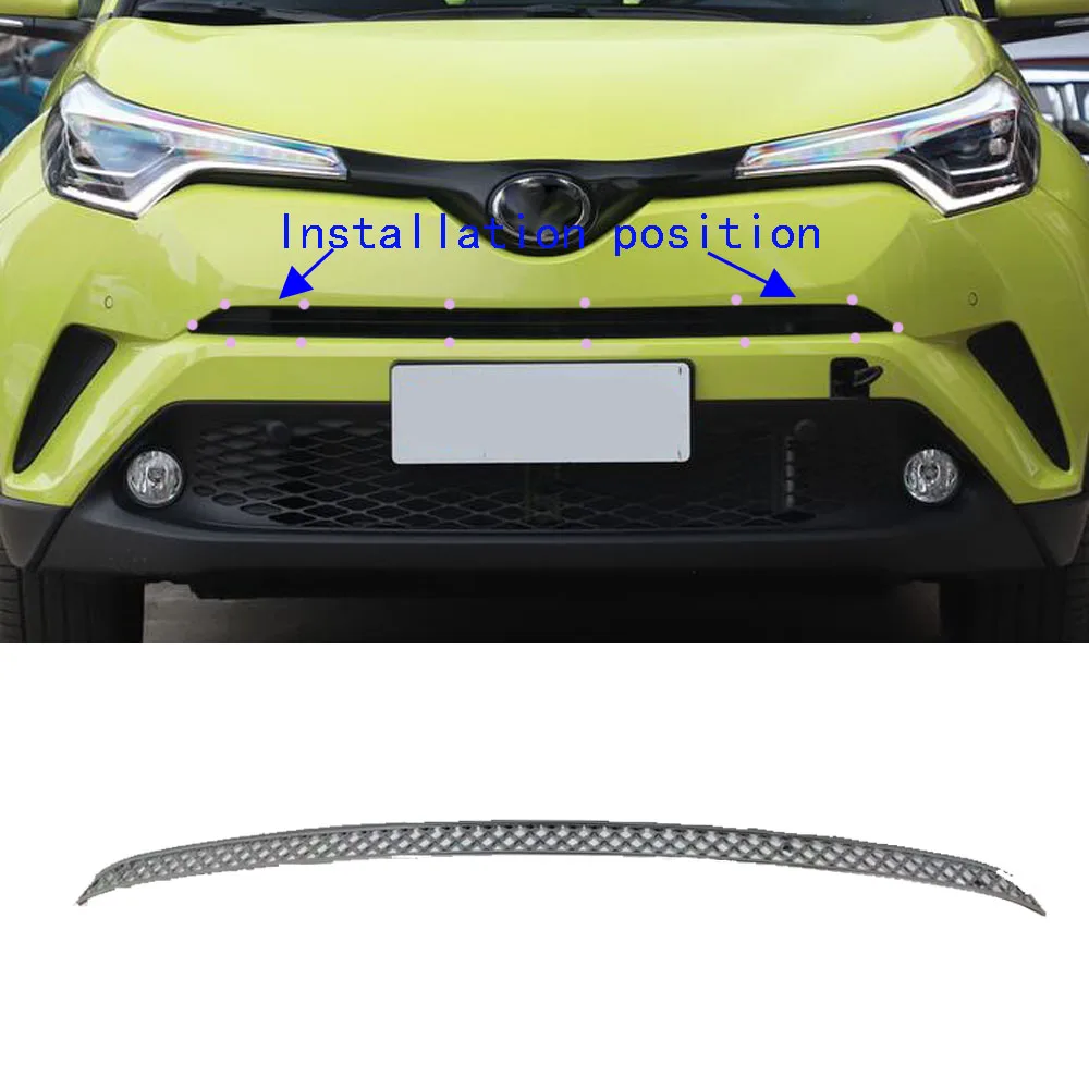 Для Toyota C-HR CHR 2017 2018 2019 2020 2021 Детектор защиты кузова автомобиля ABS Хромированная Отделка Передняя вверх решетка гриль решетка панель
Для Toyota C-HR CHR 2017 2018 2019 2020 2021 Детектор защиты кузова автомобиля ABS Хромированная Отделка Передняя вверх решетка гриль решетка панель