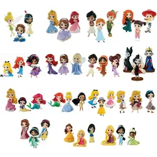 Anime Cartoon Disney Princess Snow White Cinderella Mermaid Sofia Alice Flower Angel Queen Action Figure Collection Model Toys