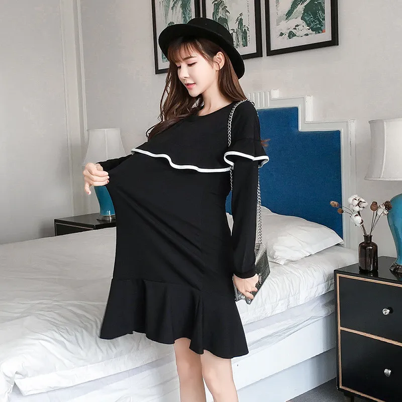 2021 Spring Autumn Maternity Nursing Dress Clothes for Elegant Pregnant Women Breastfeeding Dress Pregnancy Clothing Plus Size
2021 Spring Autumn Maternity Nursing Dress Clothes for Elegant Pregnant Women Breastfeeding Dress Pregnancy Clothing Plus Size