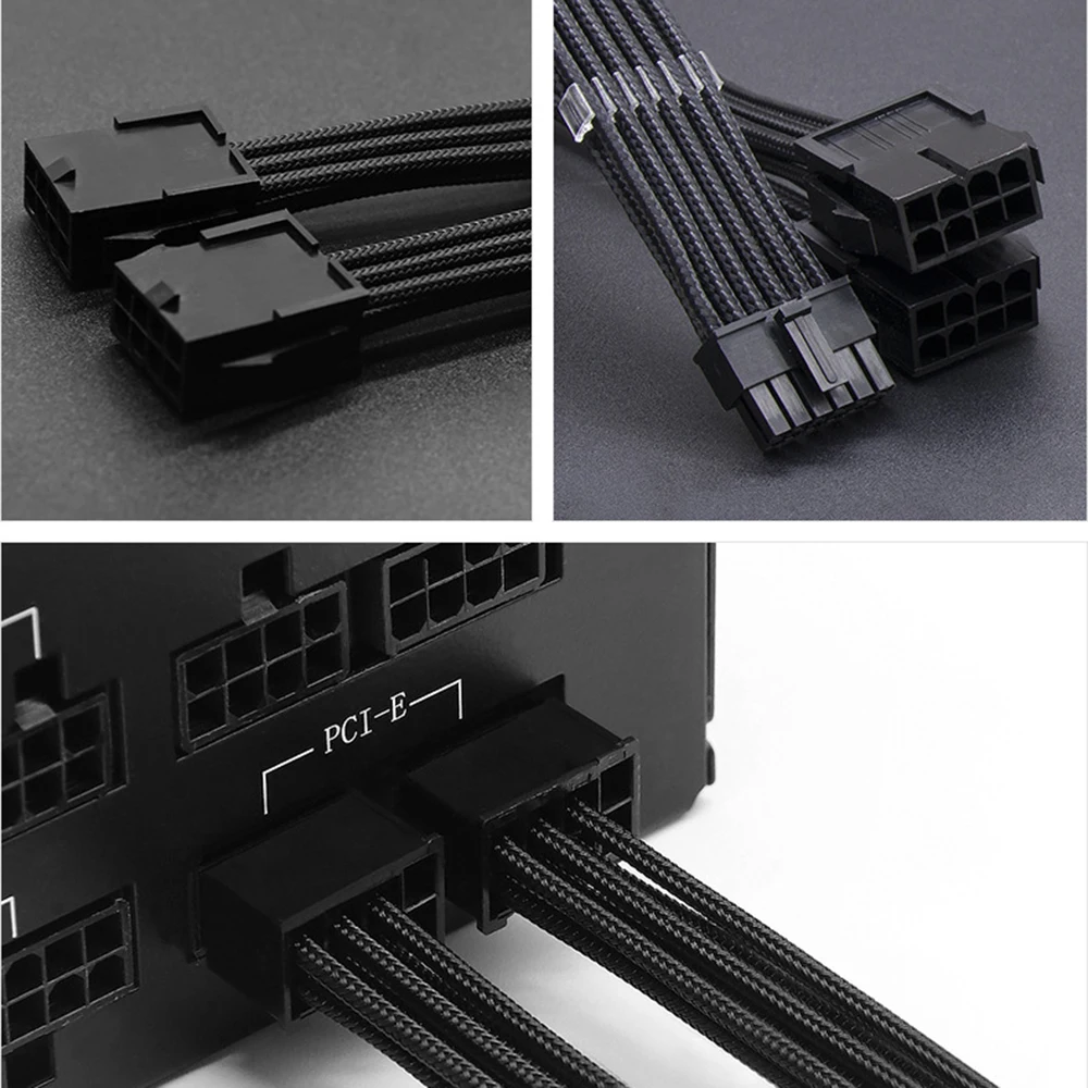 12Pin To Dual 8Pin(2x8) RTX3.0 Power Supply Cable for PCI-E Graphics Card 30cm PC Computer Power Extender Cable
12Pin To Dual 8Pin(2x8) RTX3.0 Power Supply Cable for PCI-E Graphics Card 30cm PC Computer Power Extender Cable