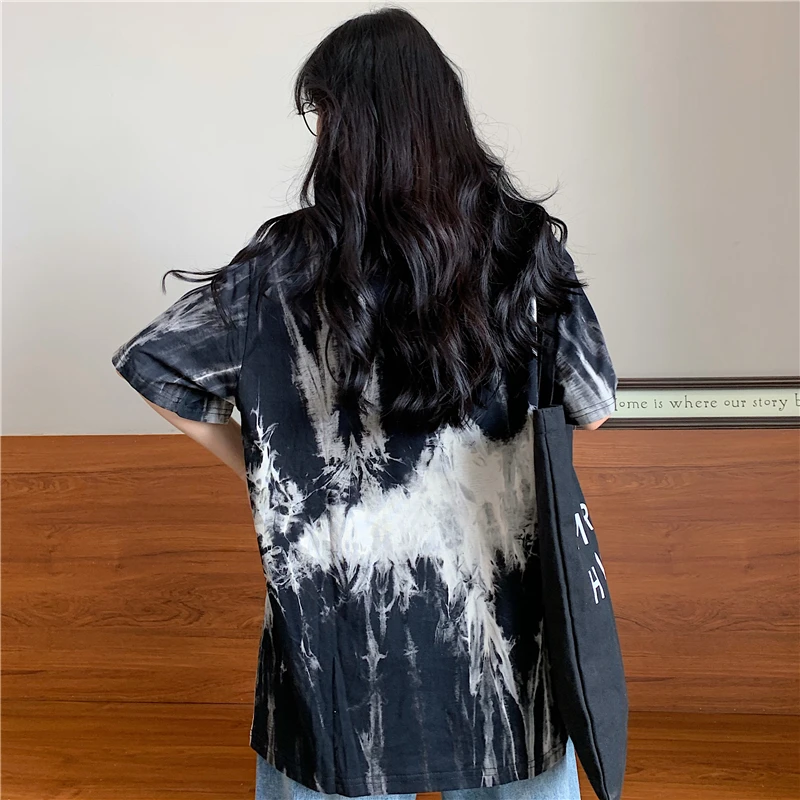 Tie Dye Solid Shirts Woman Summer Cute Oversized Short Sleeve Plus Size Harajuku Casual Loose T-shirt Tee Top
Tie Dye Solid Shirts Woman Summer Cute Oversized Short Sleeve Plus Size Harajuku Casual Loose T-shirt Tee Top