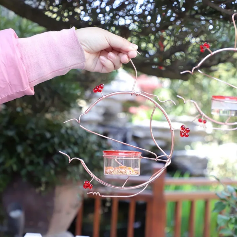 Hummingbird Feeder Hanging Bird Feeder Dispenser Water Drinker with Plastic Hook for Outdoor Balcony Decorative Landscape
Hummingbird Feeder Hanging Bird Feeder Dispenser Water Drinker with Plastic Hook for Outdoor Balcony Decorative Landscape