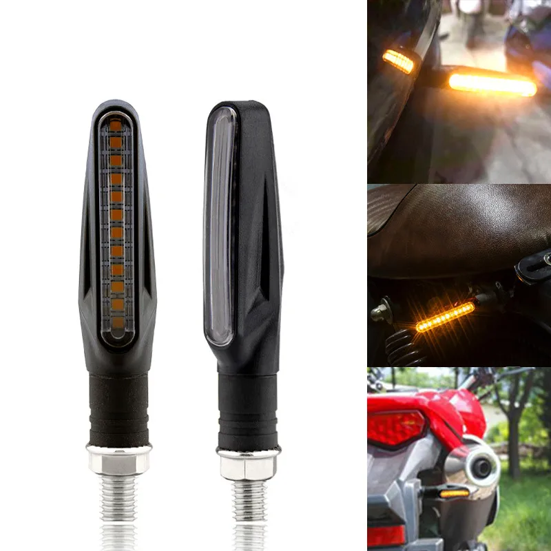 2pcs LED Motorcycle Turn Signals Light 12 SMD Tail Flasher Flowing Water Blinker IP68 Bendable Motorcycle Flashing Lights
2pcs LED Motorcycle Turn Signals Light 12 SMD Tail Flasher Flowing Water Blinker IP68 Bendable Motorcycle Flashing Lights