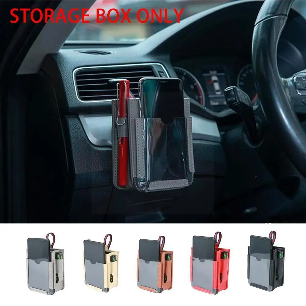 Car Air Outlet Pockets Car Multi-function Car Phone Storage Bag Hanging Bag Leather Box For Car Interior Accessori K8z8
Car Air Outlet Pockets Car Multi-function Car Phone Storage Bag Hanging Bag Leather Box For Car Interior Accessori K8z8