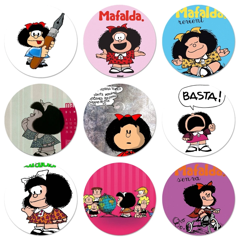 Мультяшная девушка Mafalda кухня домашний декор холодильник магнитные наклейки открывалка для пива, колы 58 мм
Мультяшная девушка Mafalda кухня домашний декор холодильник магнитные наклейки открывалка для пива, колы 58 мм