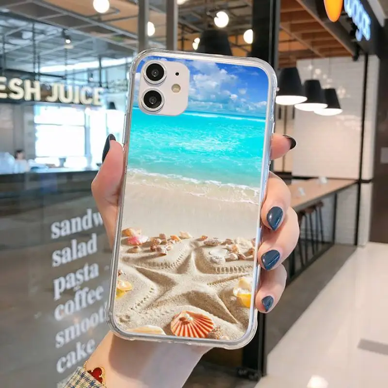 Summer Beach Ocean Phone Case Transparent for iPhone 11 12 mini pro XS MAX 8 7 6 6S Plus X 5S SE 2020 XR
Summer Beach Ocean Phone Case Transparent for iPhone 11 12 mini pro XS MAX 8 7 6 6S Plus X 5S SE 2020 XR
