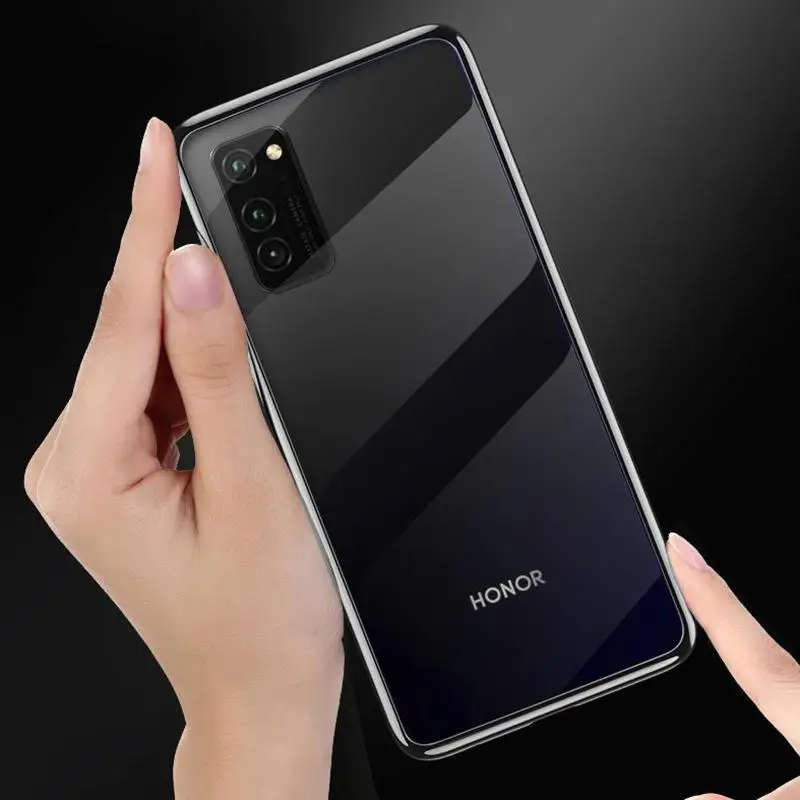Прозрачный мягкий ТПУ чехол для huawei Honor 30 Lite V30 9X8X20 Pro 20i 10i Play3 Nova 6 SE ультратонкий