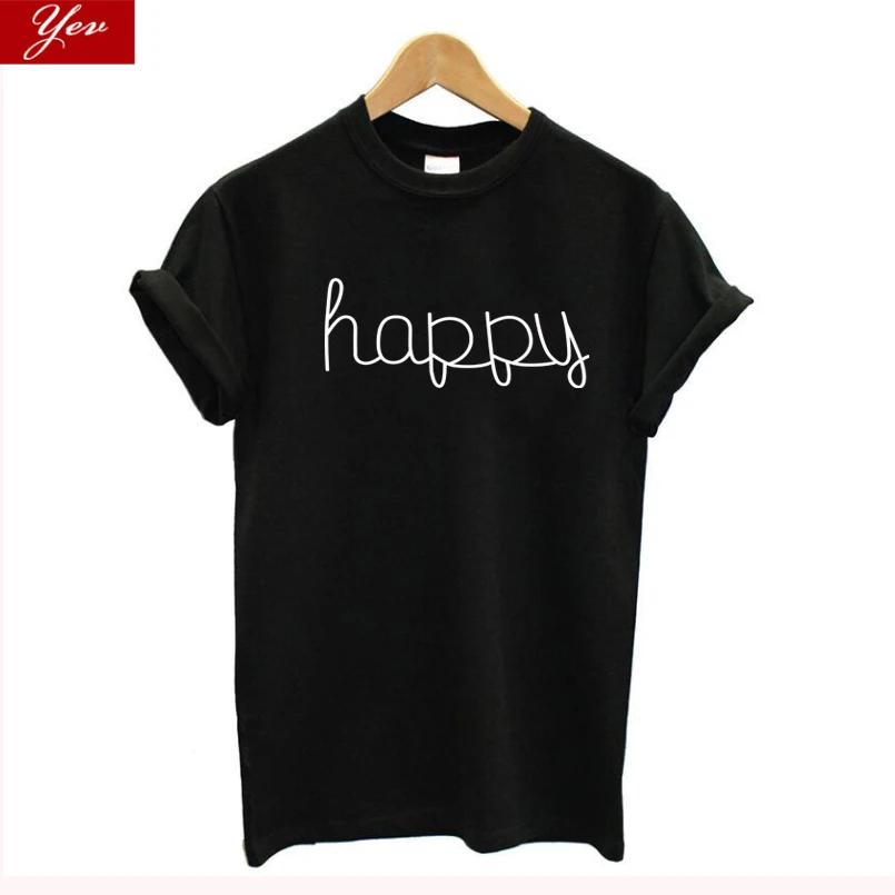 happy letter funny t-shirt women Graphic oversized japanese tops women 2020 kawaii streetwear 100% cotton vintage woman t-shirts
happy letter funny t-shirt women Graphic oversized japanese tops women 2020 kawaii streetwear 100% cotton vintage woman t-shirts