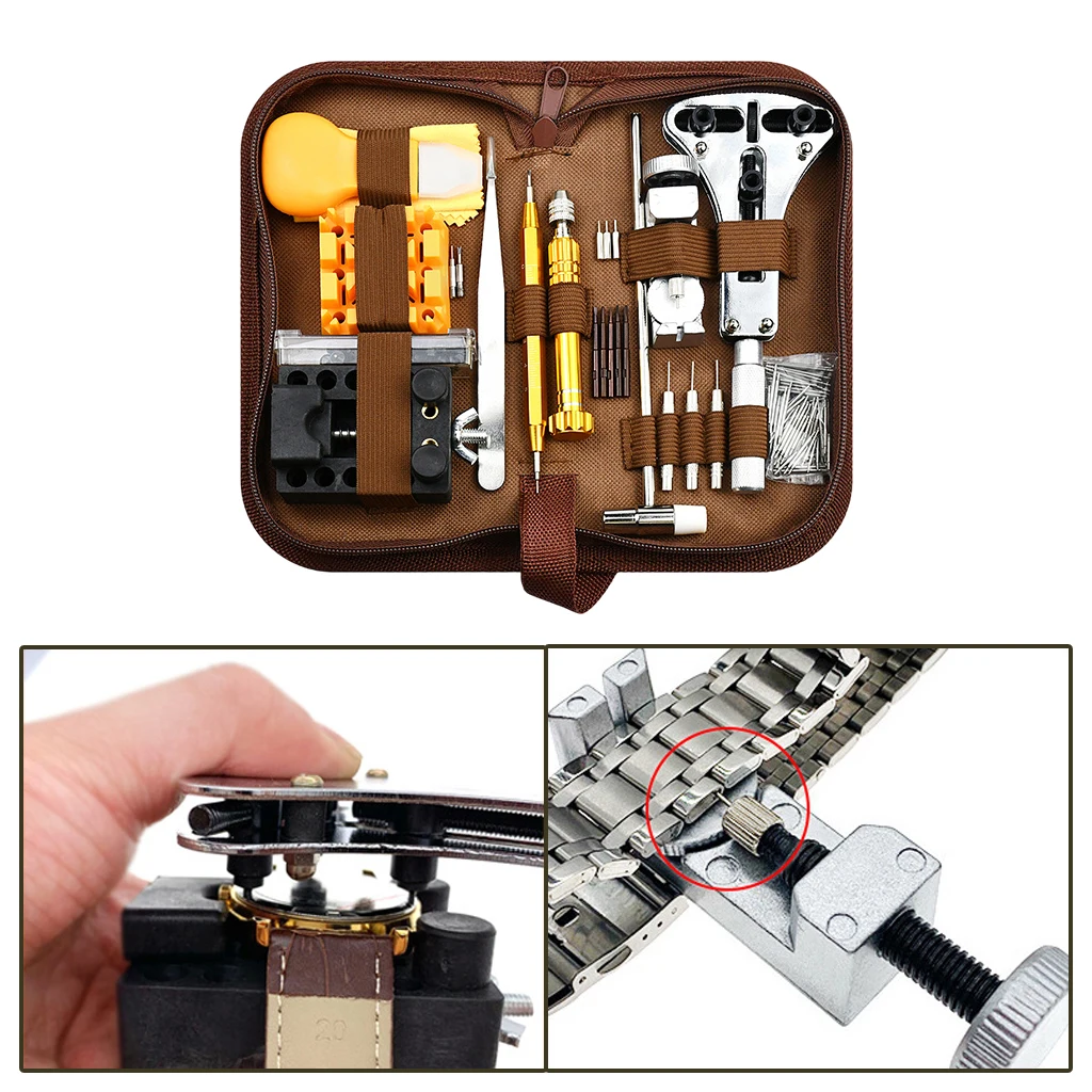 Professional Watch Repair Kit Watch Band Tool Watch Opener Watchband Link Remover Link Pin Remover Set With Carrying Case
Professional Watch Repair Kit Watch Band Tool Watch Opener Watchband Link Remover Link Pin Remover Set With Carrying Case