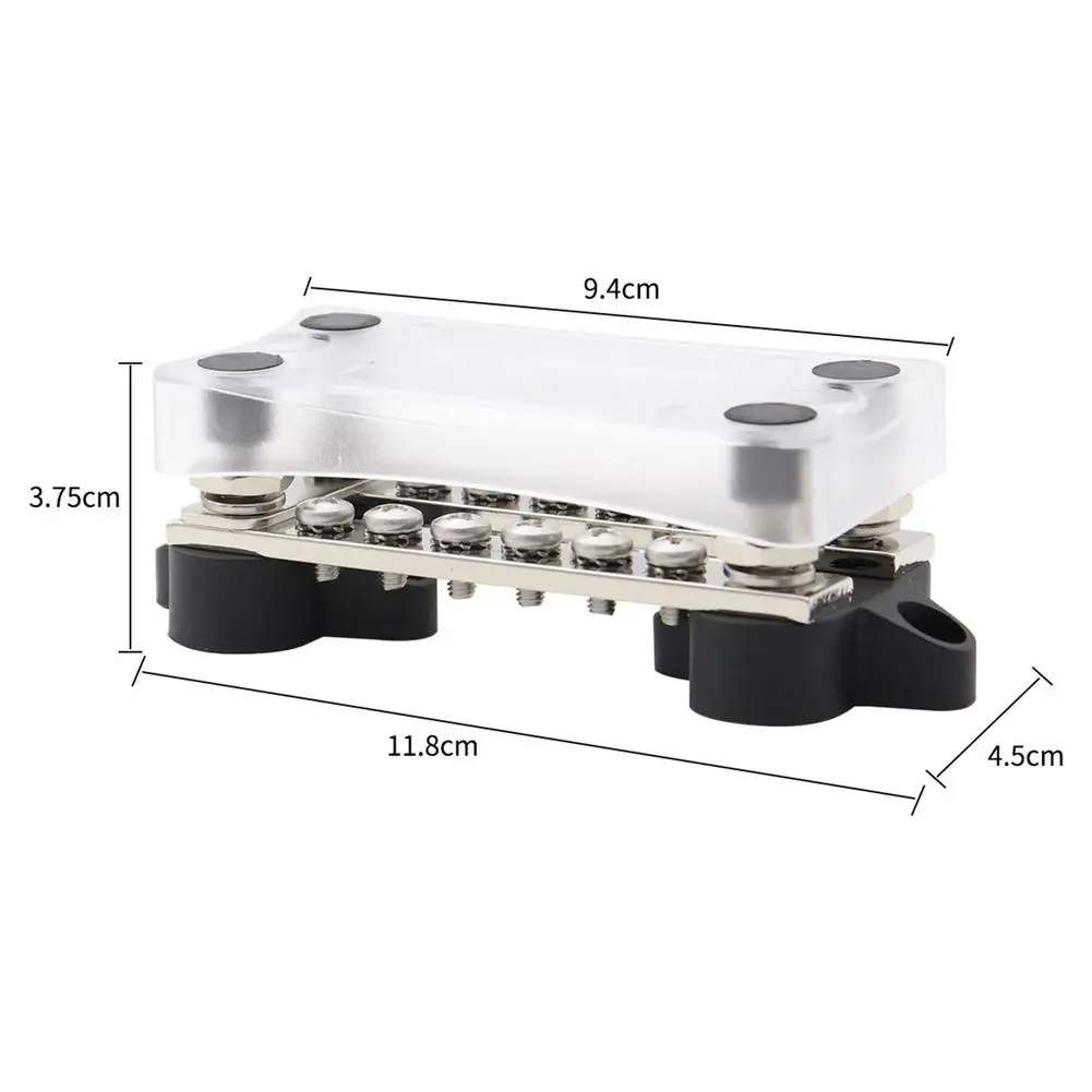 Double-Row 6/12-Positions Busbar Car Ship Universal 100A 48V With Transparent Upper Cover Logo Sticker Heat Shrink Tube Terminal
Double-Row 6/12-Positions Busbar Car Ship Universal 100A 48V With Transparent Upper Cover Logo Sticker Heat Shrink Tube Terminal