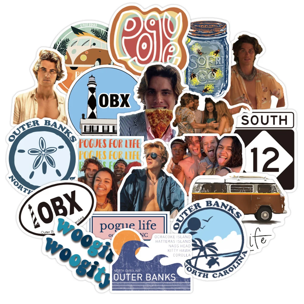 50pcs US TV Series Outer Banks Graffiti Scrapbook Stickers for Laptop Bike Motorcycle Computer Helmet Car DIY Waterproof Sticker
50pcs US TV Series Outer Banks Graffiti Scrapbook Stickers for Laptop Bike Motorcycle Computer Helmet Car DIY Waterproof Sticker