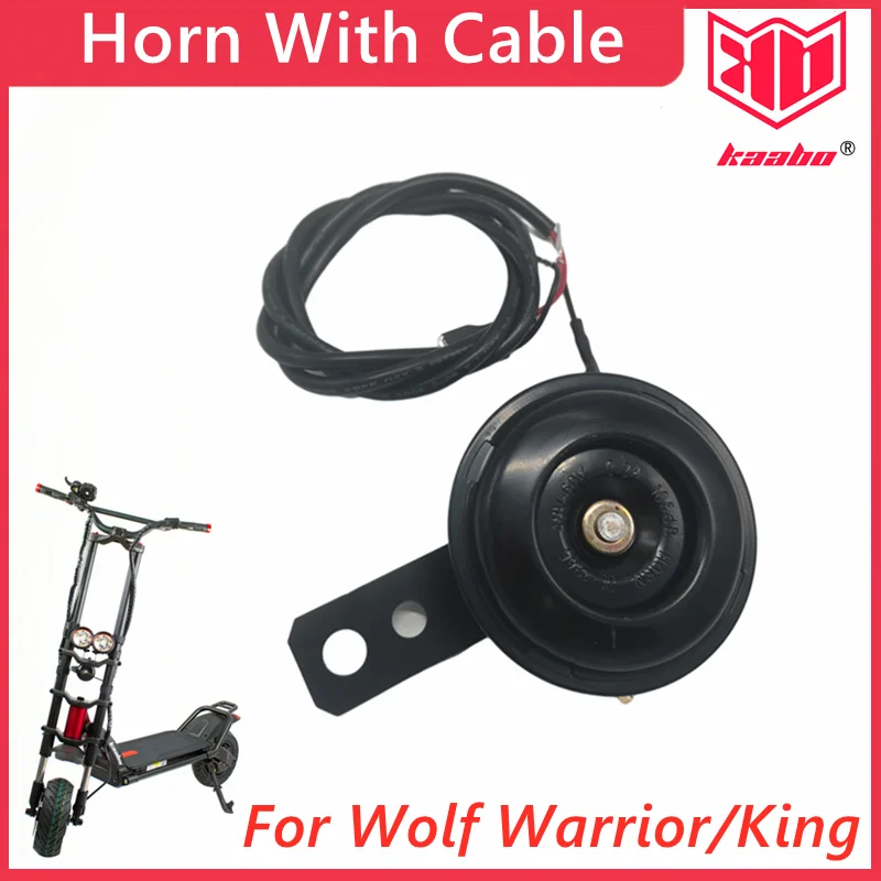 Official Original Kaabo Wolf Warrior Horn With Cable Parts For Wolf Warrior/King 11inch 10inch Wolf X Scooter Spare Parts
Official Original Kaabo Wolf Warrior Horn With Cable Parts For Wolf Warrior/King 11inch 10inch Wolf X Scooter Spare Parts