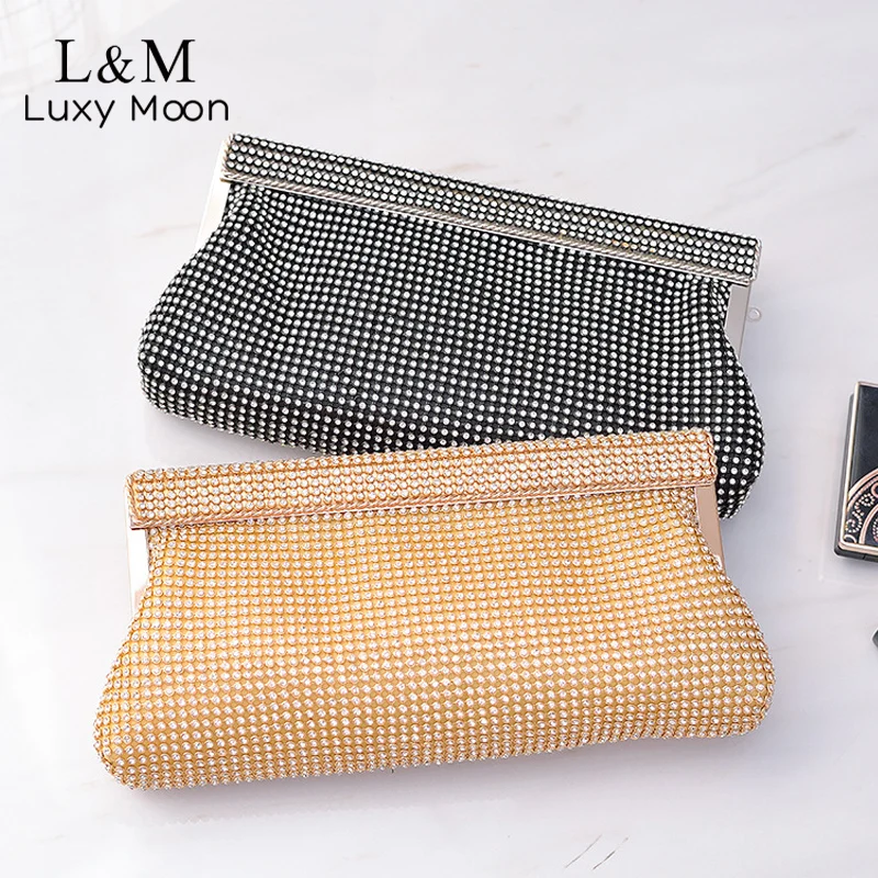 Fashion Evening Bag For Women Crystal Luxury Designer Handbag Bridal Wedding Clutch Purse Small Gold Ladies Hand Bag Bolsa X629H
Fashion Evening Bag For Women Crystal Luxury Designer Handbag Bridal Wedding Clutch Purse Small Gold Ladies Hand Bag Bolsa X629H