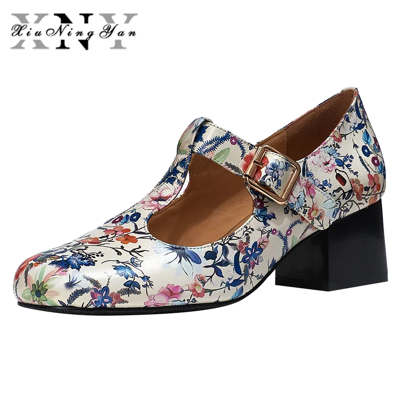 Xiuningyan/2021 г.; Модные женские туфли-лодочки; Классические модельные туфли Mary jane из натуральной кожи на тонком каблуке; Женская обувь для свадеб...
Xiuningyan/2021 г.; Модные женские туфли-лодочки; Классические модельные туфли Mary jane из натуральной кожи на тонком каблуке; Женская обувь для свадеб...