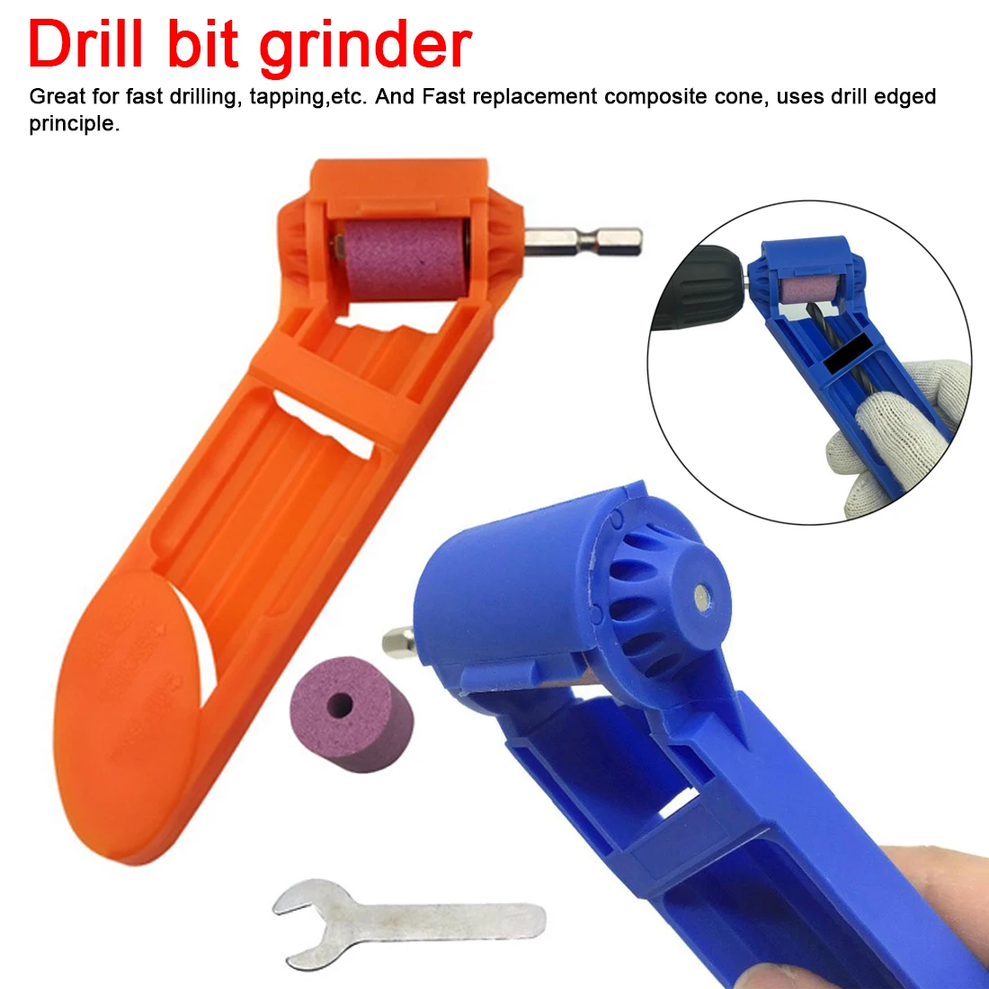 New Drill Bit Sharpener Portable Corundum Grinding Wheel Tool Corundum Resisting Drill Polishing Grinder Wheel Tool
New Drill Bit Sharpener Portable Corundum Grinding Wheel Tool Corundum Resisting Drill Polishing Grinder Wheel Tool