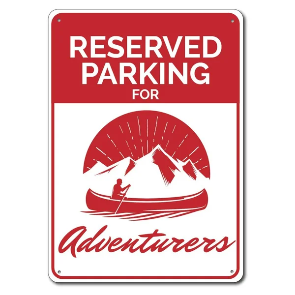 Adventurer Parking Sign Metal Tin Sign Metal Sign,Adventure Lover Gift, Adventurer Sign, Nature Lover Gift, Adventuring
Adventurer Parking Sign Metal Tin Sign Metal Sign,Adventure Lover Gift, Adventurer Sign, Nature Lover Gift, Adventuring