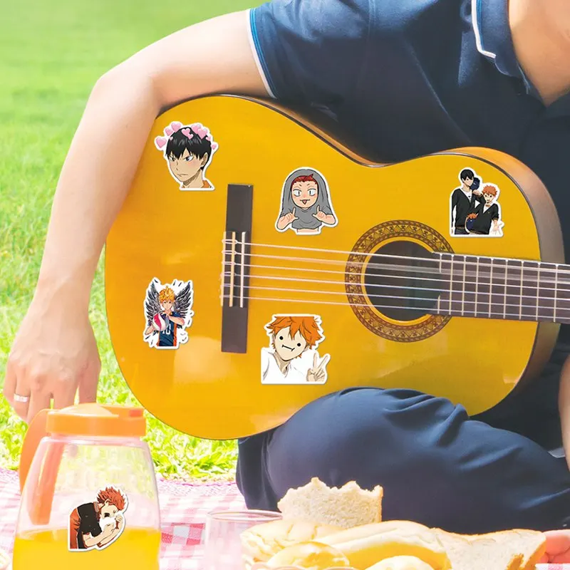 50Pcs/Set Haikyuu!! Stickers Japanese Anime Sticker Volleyball For Decal on Guitar Suitcase Laptop Phone Fridge Motorcycle Car
50Pcs/Set Haikyuu!! Stickers Japanese Anime Sticker Volleyball For Decal on Guitar Suitcase Laptop Phone Fridge Motorcycle Car
