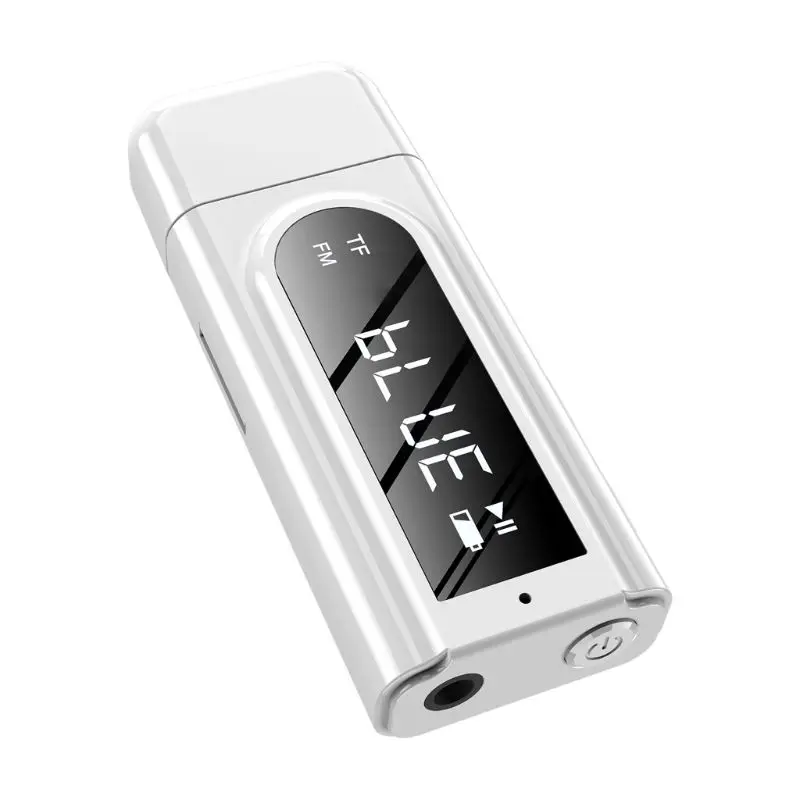 72XB USB FM Bluetooth 5.0 Transmitter Receiver with Display 3.5mm Adapter TF Mp3 Player Card Reader For PC TV Car Speaker
72XB USB FM Bluetooth 5.0 Transmitter Receiver with Display 3.5mm Adapter TF Mp3 Player Card Reader For PC TV Car Speaker