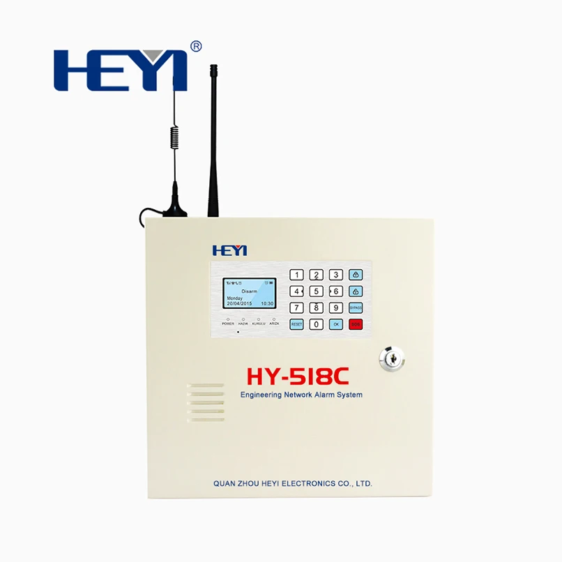 HEYI GSM/GPRS/LAN/PSTN theft preventiongsm intruder alarm system with LCD display
HEYI GSM/GPRS/LAN/PSTN theft preventiongsm intruder alarm system with LCD display