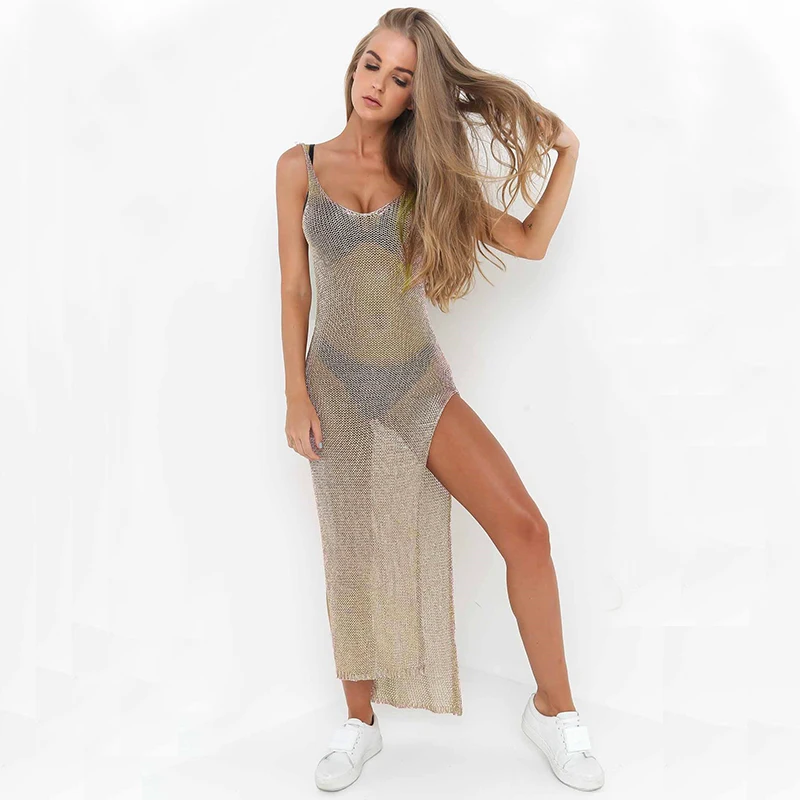 Fashion Mesh Cover Up Sarong Sexy Beach Dress Vestido Crochet Golden Swimsuit Swimwear Women Trend Pareo Bikini Sarong Cover-up
Fashion Mesh Cover Up Sarong Sexy Beach Dress Vestido Crochet Golden Swimsuit Swimwear Women Trend Pareo Bikini Sarong Cover-up