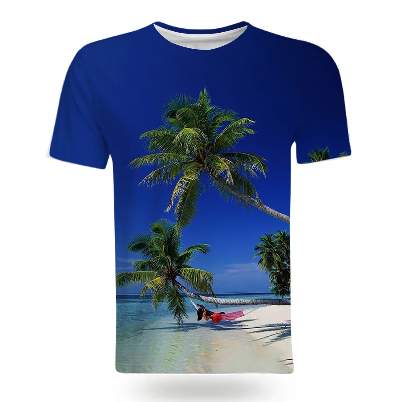 Fashion Coastal natural scenery graphic t shirts Summer style 3D Print Men t-shirt Casual Interesting short sleeve t-shirts Tops
Fashion Coastal natural scenery graphic t shirts Summer style 3D Print Men t-shirt Casual Interesting short sleeve t-shirts Tops