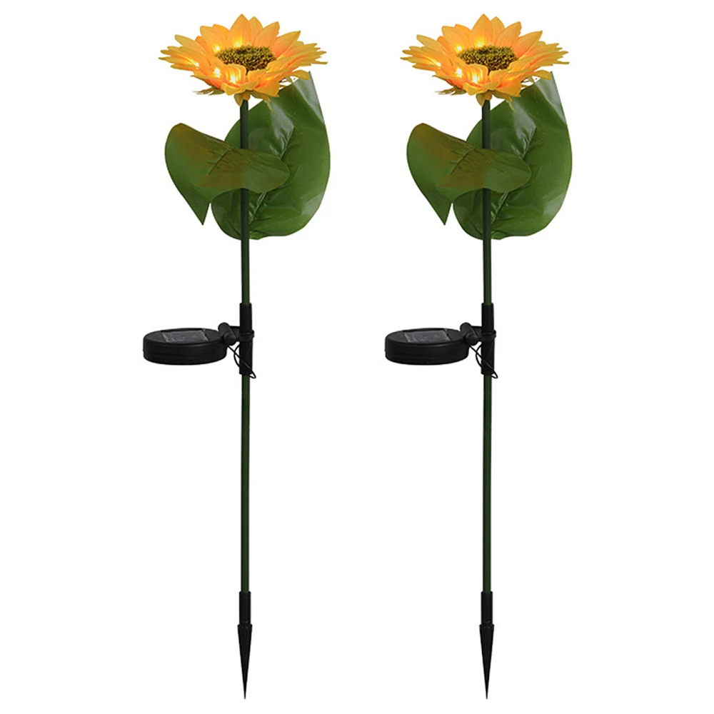 Led Sunflower Warm Light Romance Automatic Charging 2pcs For Garden-Yard-Lawn-Yard Waterproof Outdoor Garden Lights
Led Sunflower Warm Light Romance Automatic Charging 2pcs For Garden-Yard-Lawn-Yard Waterproof Outdoor Garden Lights