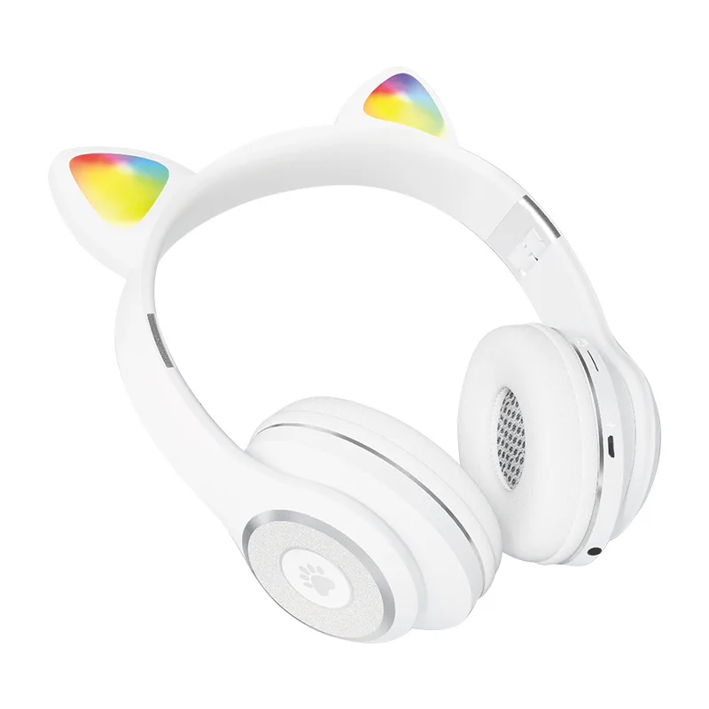 Cute Cat Ear Bluetooth 5.0 Headphones Wireless Headset Vedio Game For Laptop PC Bluetooth Device Foldable On-Ear Stereo
Cute Cat Ear Bluetooth 5.0 Headphones Wireless Headset Vedio Game For Laptop PC Bluetooth Device Foldable On-Ear Stereo