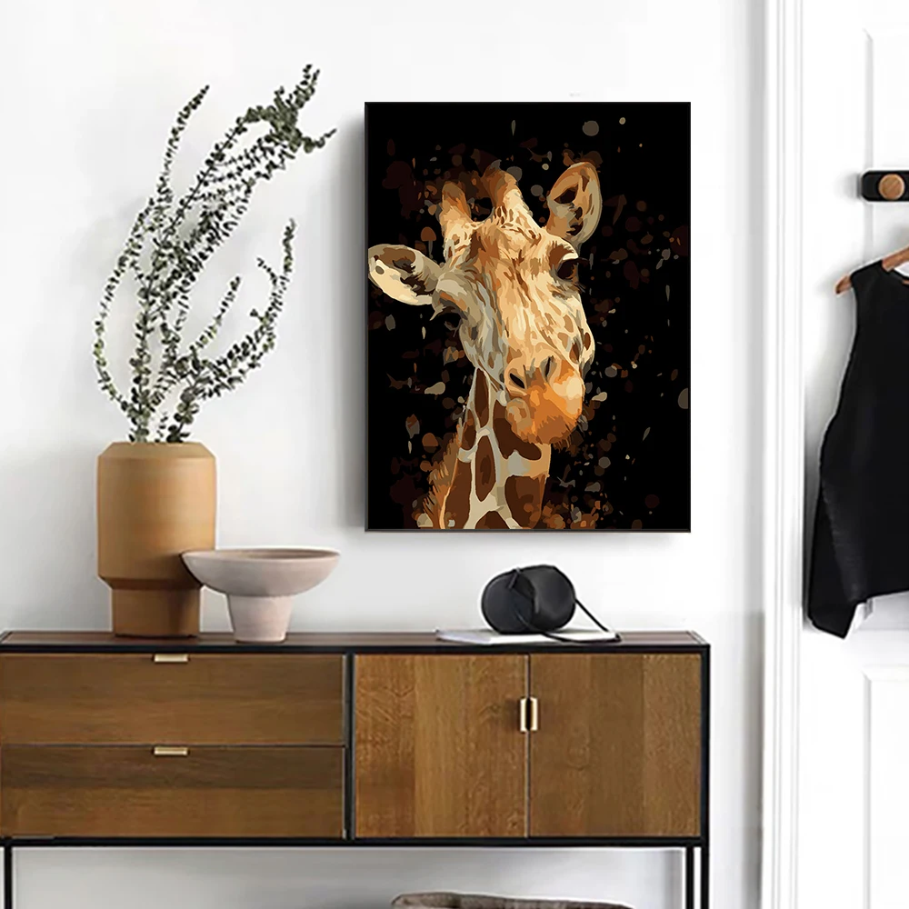Cute Giraffe Head Painting By Numbers DIY Watercolor Animal Poster Picture Handmade Wal Art Home Decor Gift for kids Bedroom
Cute Giraffe Head Painting By Numbers DIY Watercolor Animal Poster Picture Handmade Wal Art Home Decor Gift for kids Bedroom
