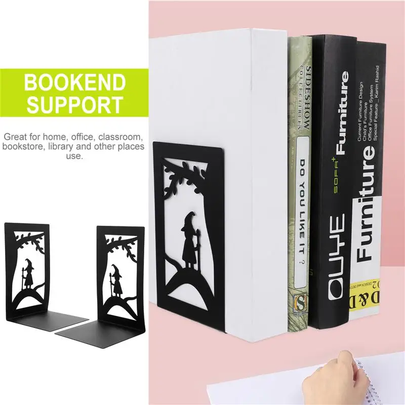 2 Pcs Creative Bookends Practical Book Organizer Book Shelf Iron Book Stands for Office Shop
2 Pcs Creative Bookends Practical Book Organizer Book Shelf Iron Book Stands for Office Shop