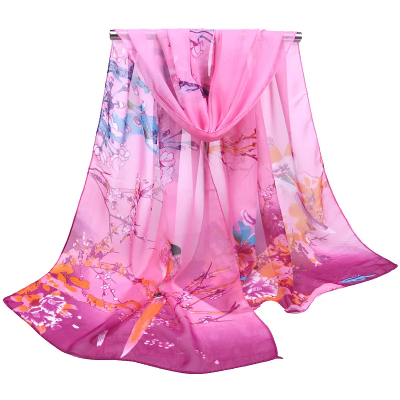 New spring and autumn long printed chiffon scarf women's sunscreen scarf summer riding Shawl Scarf
New spring and autumn long printed chiffon scarf women's sunscreen scarf summer riding Shawl Scarf