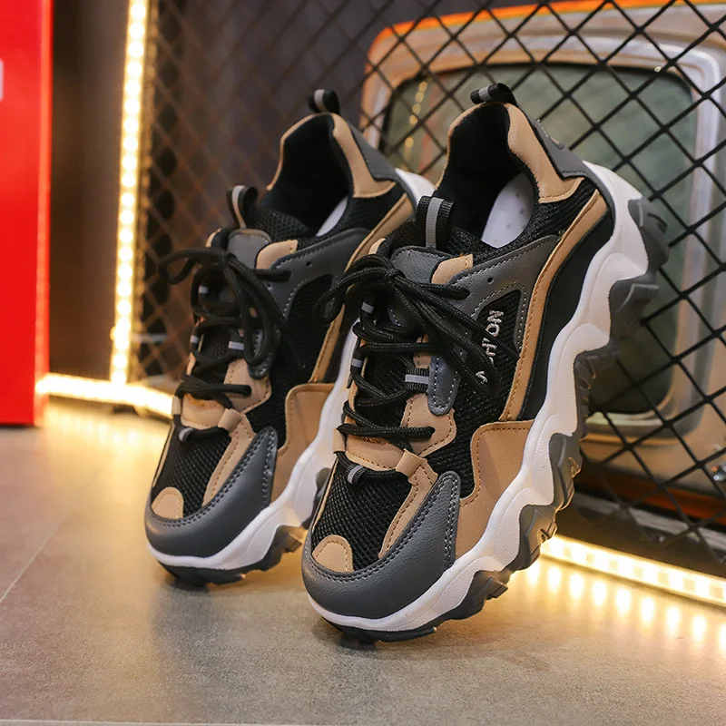 2021 Spring New Wave Thick-soled Old Shoes Korean Version of the Trend of Sports and Leisure Breathable Net Shoes Wild Increase
2021 Spring New Wave Thick-soled Old Shoes Korean Version of the Trend of Sports and Leisure Breathable Net Shoes Wild Increase