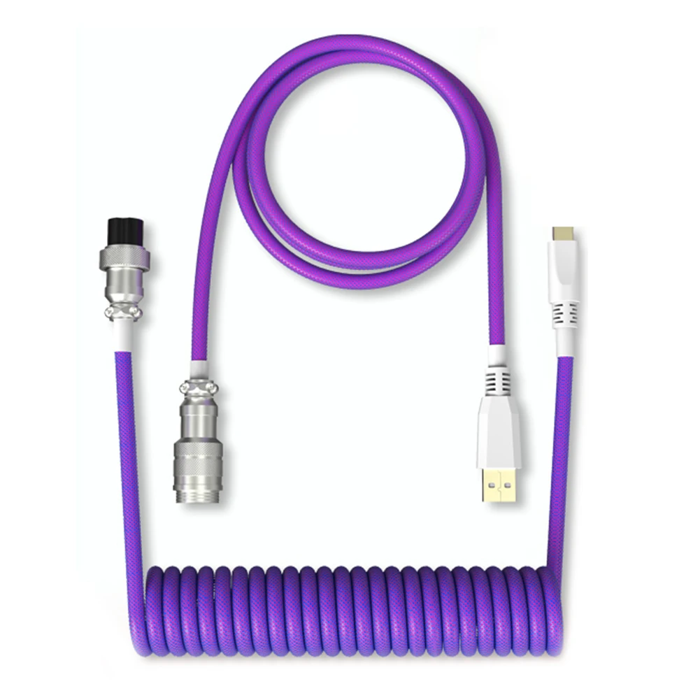 Прямая поставка, Спиральный USB-кабель типа C для механической клавиатуры, соединитель авиатора, спиральный Паракорд с рукавом, декор для нас...
Прямая поставка, Спиральный USB-кабель типа C для механической клавиатуры, соединитель авиатора, спиральный Паракорд с рукавом, декор для нас...