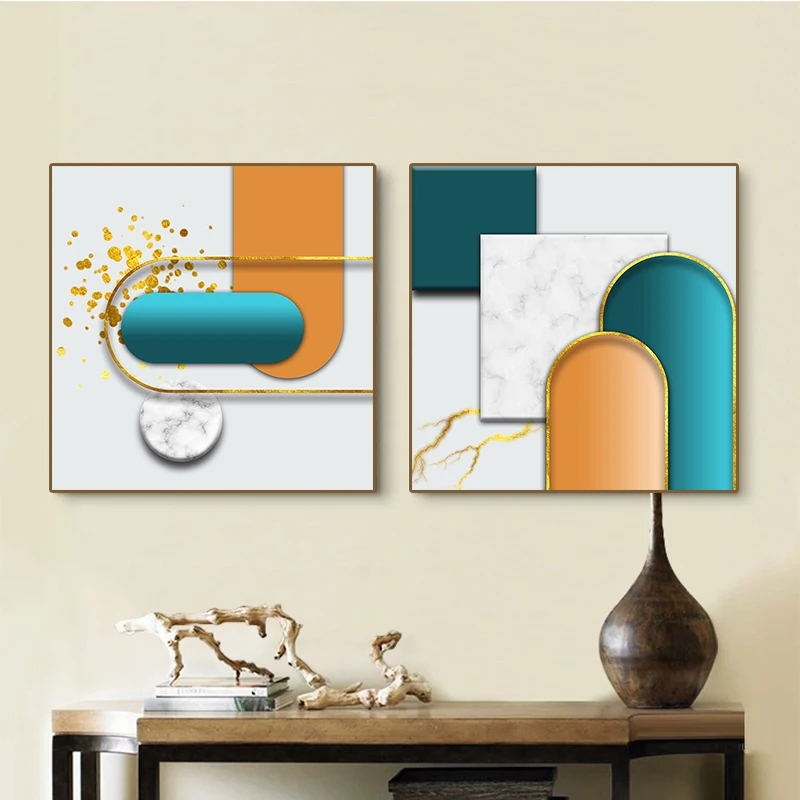 Modern Orange and Green Lines Geometric Figures Canvas Painting Abstract Posters and Prints Simple Living Room Home Decoration
Modern Orange and Green Lines Geometric Figures Canvas Painting Abstract Posters and Prints Simple Living Room Home Decoration