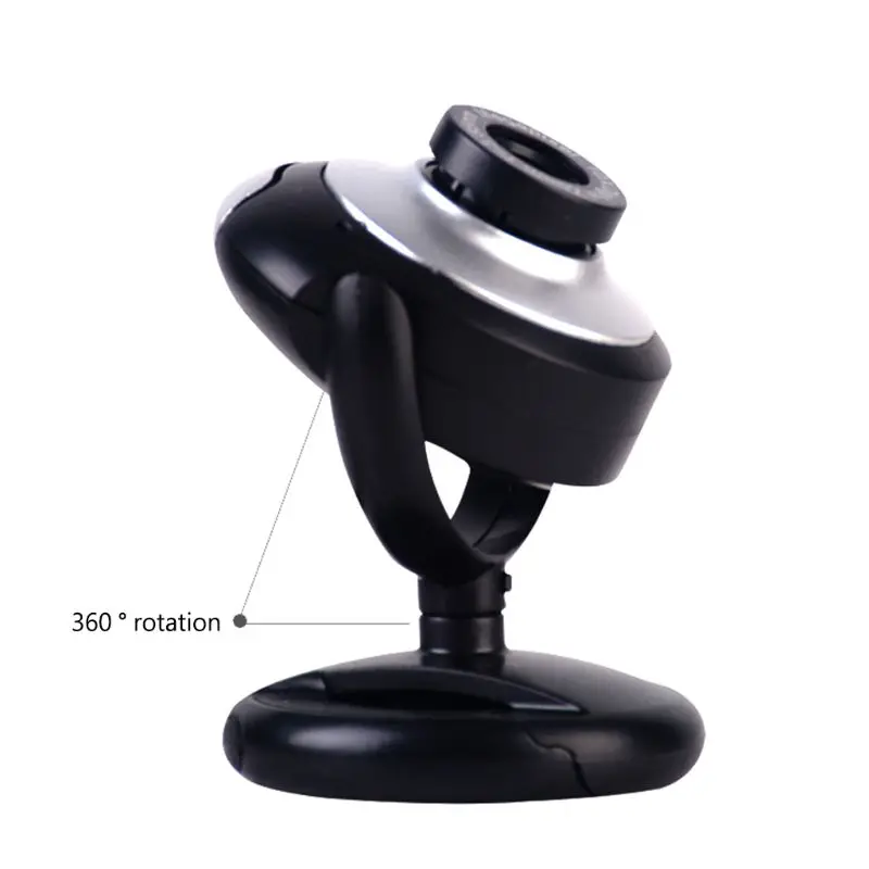 High Definition USB Camera Built-in Microphone Webcam for PC Laptop Computer 7XED