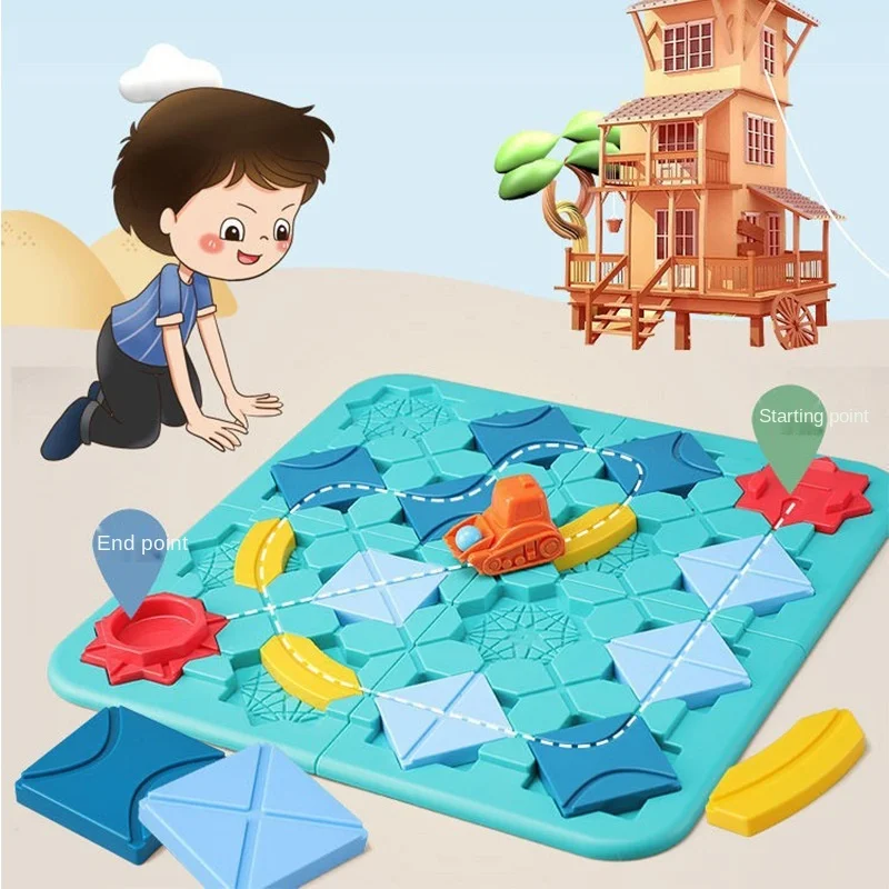 Лабиринт для строительства дорог, головоломка Tangram, мышление логики, строительство дороги, тяговый вилочный погрузчик, детский трек, развив...
Лабиринт для строительства дорог, головоломка Tangram, мышление логики, строительство дороги, тяговый вилочный погрузчик, детский трек, развив...