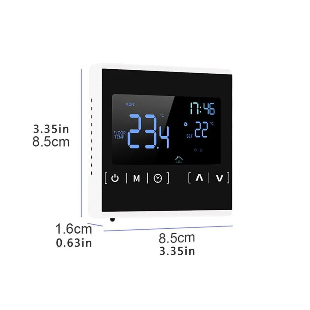 

AC85-250V LCD Touch Screen S-mart Thermostat Electric Floor Heating Termostato S-mart Temperature Controller for Home With WIFI